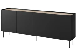 DESIN KOMODA 220 4D4SZ - czarny mat / dąb nagano