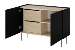 DESIN KOMODA 120 2D2SZ - czarny mat / dąb nagano