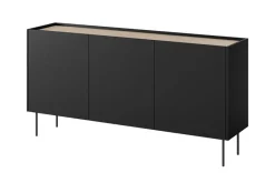 DESIN KOMODA 170 3D4SZ - czarny mat / dąb nagano