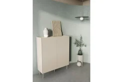 DESIN KREDENS 120 2D2SZ - cashmere / dąb nagano