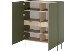 DESIN KREDENS 120 2D2SZ - oliwka / dąb nagano