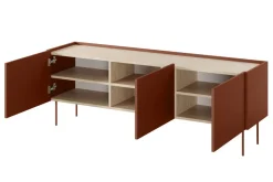 DESIN RTV 170 3D - ceramic red / dąb nagano
