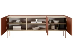 DESIN RTV 170 3D - ceramic red / dąb nagano