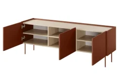 DESIN RTV 170 3D - ceramic red / dąb nagano