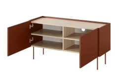 DESIN RTV 120 2D - ceramic red / dąb nagano