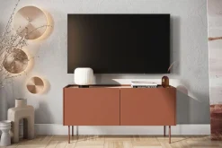 DESIN RTV 120 2D - ceramic red / dąb nagano