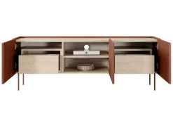DESIN RTV 170 3D2SZ - ceramic red / dąb nagano