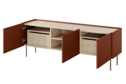 DESIN RTV 170 3D2SZ - ceramic red / dąb nagano
