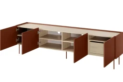 DESIN RTV 220 4D1SZ - ceramic red / dąb nagano