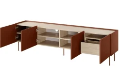 DESIN RTV 220 4D1SZ - ceramic red / dąb nagano
