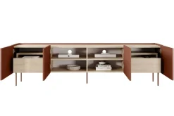 DESIN RTV 220 4D2SZ - ceramic red / dąb nagano