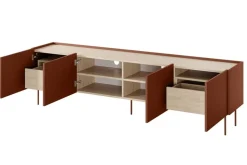 DESIN RTV 220 4D2SZ - ceramic red / dąb nagano
