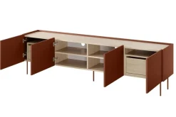 DESIN RTV 220 4D2SZ - ceramic red / dąb nagano
