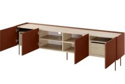 DESIN RTV 220 4D2SZ - ceramic red / dąb nagano