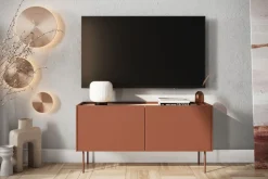 DESIN RTV 120 2D1SZ - ceramic red / dąb nagano