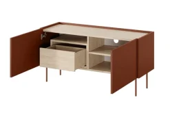DESIN RTV 120 2D1SZ - ceramic red / dąb nagano