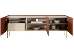 DESIN RTV 170 3D1SZ - ceramic red / dąb nagano