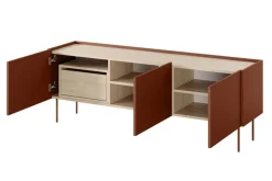 DESIN RTV 170 3D1SZ - ceramic red / dąb nagano