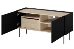 DESIN RTV 120 2D1SZ - czarny mat / dąb nagano
