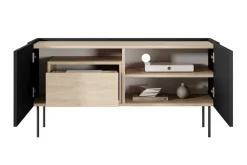 DESIN RTV 120 2D1SZ - czarny mat / dąb nagano