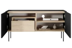 DESIN RTV 120 2D1SZ - czarny mat / dąb nagano
