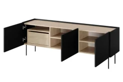 DESIN RTV 170 3D1SZ - czarny mat / dąb nagano