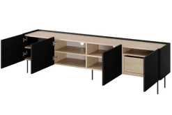 DESIN RTV 220 4D1SZ - czarny mat / dąb nagano