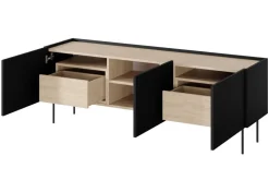 DESIN RTV 170 3D2SZ - czarny mat / dąb nagano