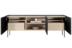 DESIN RTV 170 3D2SZ - czarny mat / dąb nagano