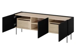 DESIN RTV 170 3D2SZ - czarny mat / dąb nagano