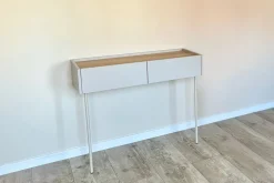 DESIN TOALETKA/KONSOLA 2SZ - cashmere / dąb nagano