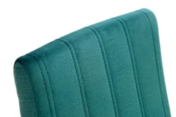 DIEGO 2 krzesło czarny / tap. velvet pikowany Pasy - MONOLITH 37 (ciemny zielony) (1p=2szt)1 sztuka