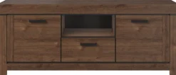 Elegancka szafka RTV do salonu Brass