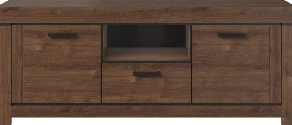 Elegancka szafka RTV do salonu Brass