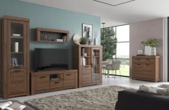 Elegancka witryna do salonu Brass 1d1w