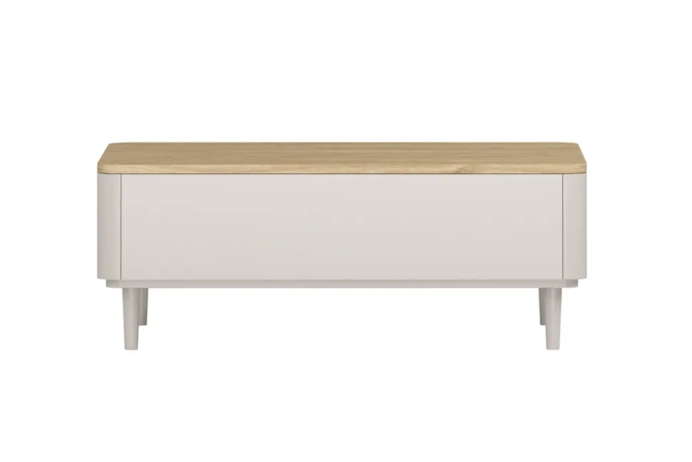 ELIVO ŁAWA 100 2SZ - cashmere / dąb olejowany / nogi cashmere