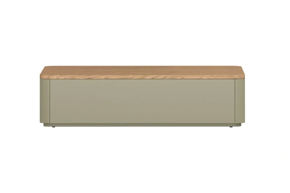 ELIVO ŁAWA 100 2SZ - eukaliptus / dąb baltic dune