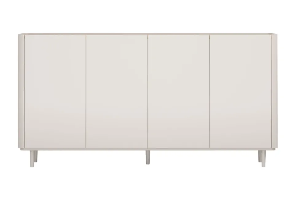 ELIVO KOMODA 200 4D - cashmere / dąb olejowany / nogi cashmere