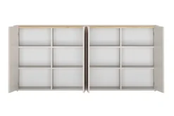 ELIVO KOMODA 200 4D - cashmere / dąb olejowany