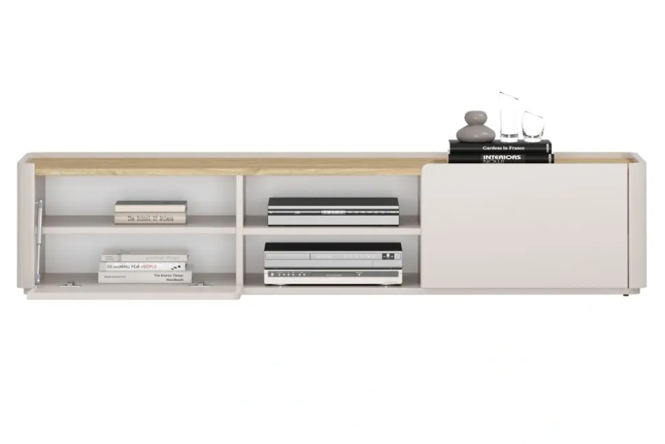 ELIVO RTV 170 1K1SZ - cashmere / dąb olejowany