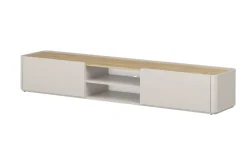 ELIVO RTV 220 1K1SZ - cashmere / dąb olejowany