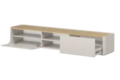 ELIVO RTV 220 1K1SZ - cashmere / dąb olejowany