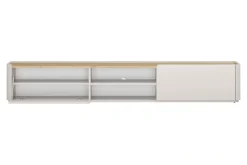 ELIVO RTV 220 1K1SZ - cashmere / dąb olejowany
