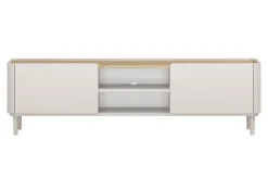 ELIVO RTV 170 1K1SZ - cashmere / dąb olejowany / nogi cashmere