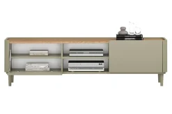 ELIVO RTV 170 1K1SZ - eukaliptus / dąb baltic dune / nogi eukaliptus