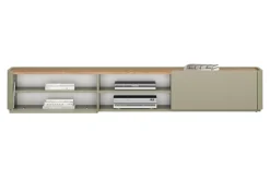 ELIVO RTV 220 1K1SZ - eukaliptus / dąb baltic dune