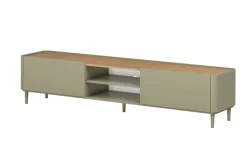 ELIVO RTV 220 1K1SZ - eukaliptus / dąb baltic dune / nogi eukaliptus