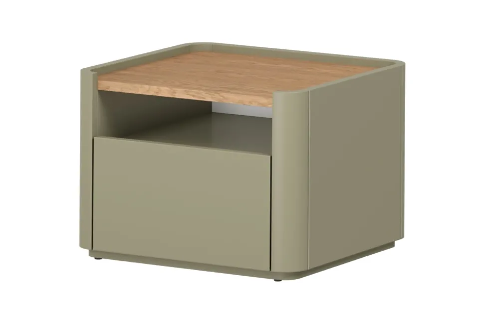 ELIVO SZAFKA NOCNA 50 1SZ - eukaliptus / dąb baltic dune