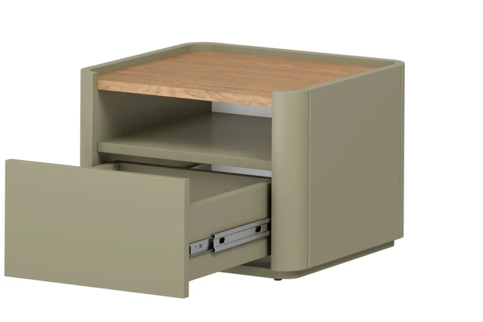 ELIVO SZAFKA NOCNA 50 1SZ - eukaliptus / dąb baltic dune