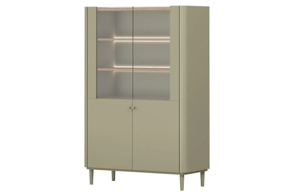 ELIVO WITRYNA 100 2D - eukaliptus / dąb baltic dune / nogi eukaliptus